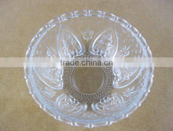 glass bowl/hand blown glass fish bowl