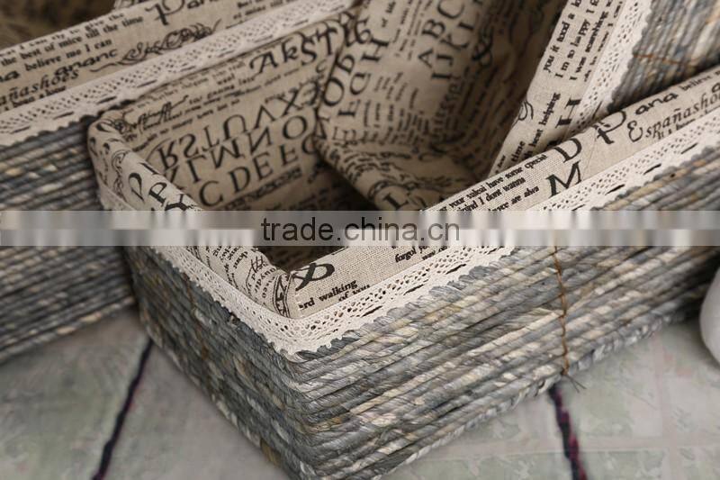 high grade wooden laundry basket with sets