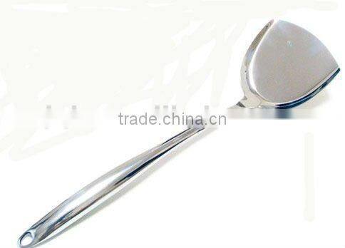 Stainless Steel Solid Turner Kitchen Utensils with SGS Silicone Coated