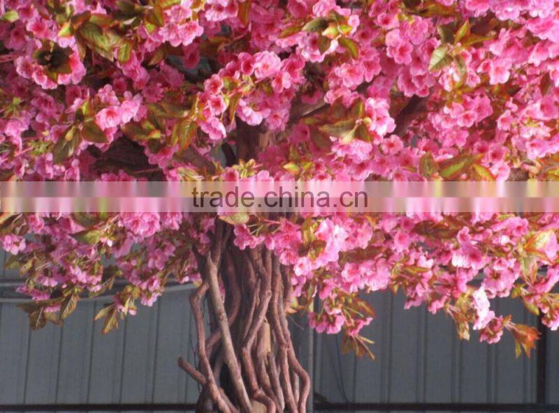fake flower tree/silk artificial cherry blossom tree