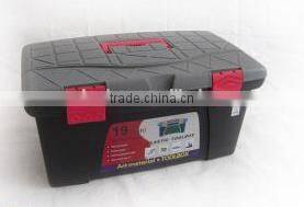 19" plastic tool box roller cabinet with handle for carring