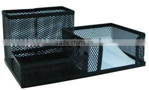 desktop metal memo holder stand in office