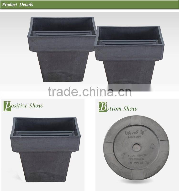 Plastic Garden Planter/ Recyclable/20 years/new design/UV protection