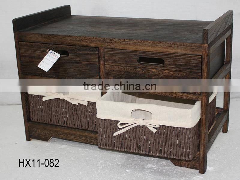 Comoda Banco Asiento para Vestibulo Pasillo Bano Dormitorio Blanco Nuevo