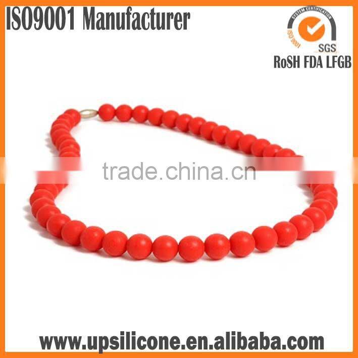 silicone teething necklace jewelry silicone necklace for teething