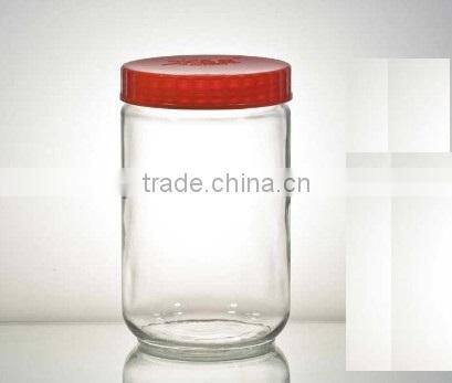 wholesale food canned glass storage jar