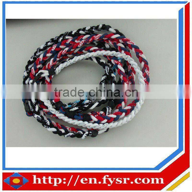 hot style fashion braided necklace for young people