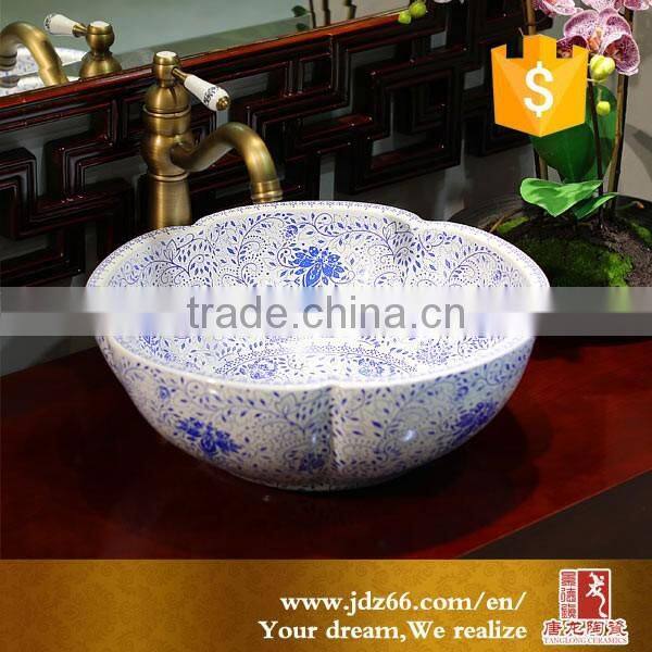 Factory direct sale attractive price sanitary ware foot wash basin with pedestal