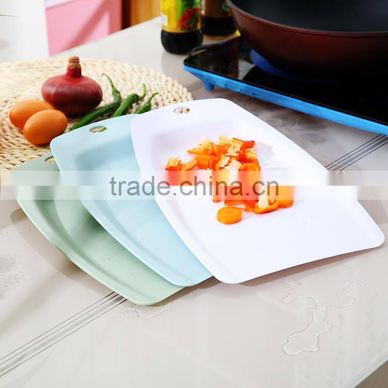 Multi-function plastic cutting board with hook