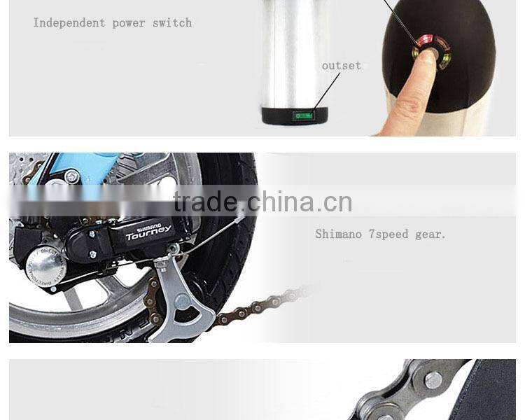2017 portable electric bicycle mini folding ebike with CE EN15194 certificate