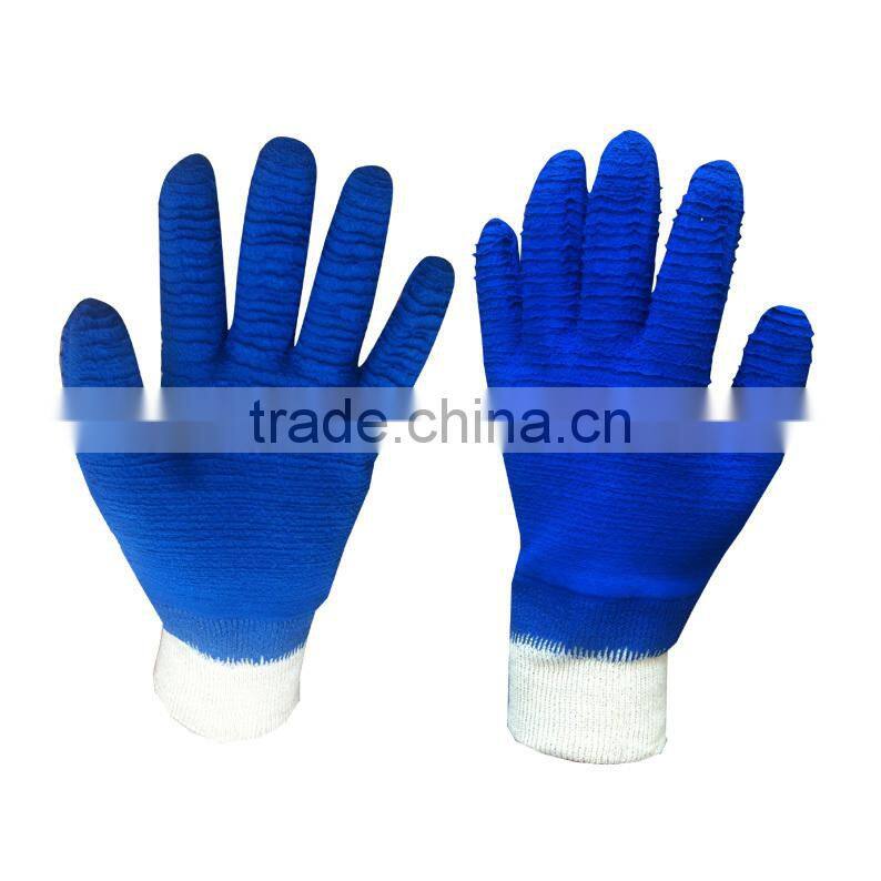 green latex coated men's garden gloves