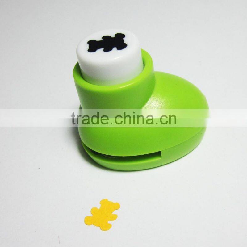 2016 design bear shape DIY fancy mini craft punch