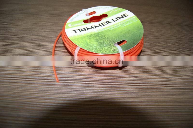 1.6mm orange nylon trimmer line