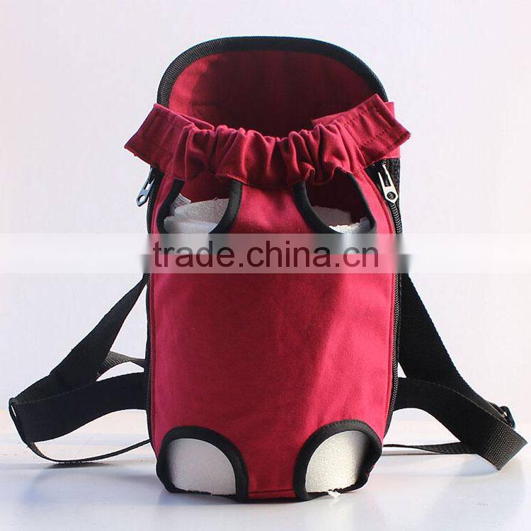 Various material pet carrier chest bag backpack