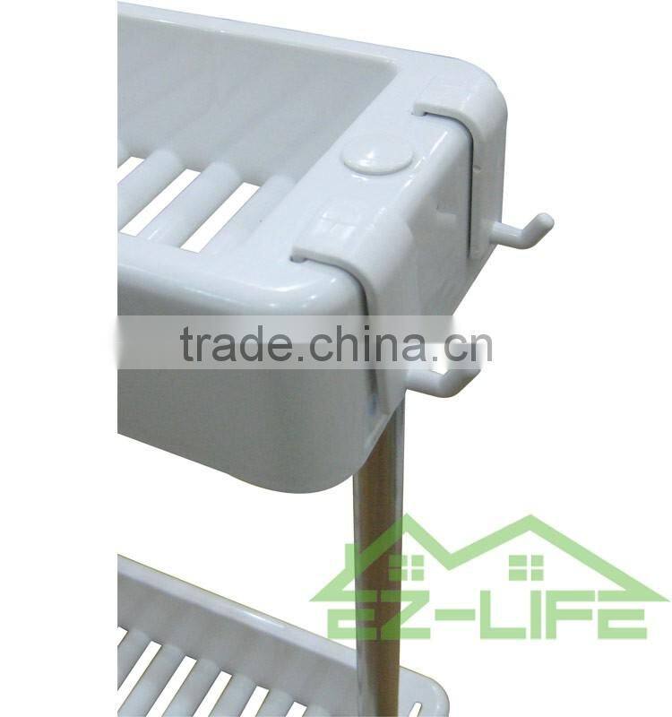 2017 Best Hot sale combine storage durble stainless steel &plastic kitchen rack