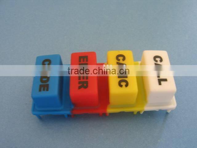Hottest Newest customized soft silicon push button rubber button