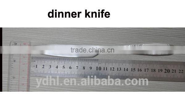 High class Stainless steel dinner cutlery spoon fork knife sets