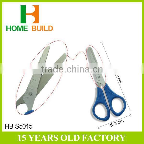 Factory price HB-S5015 5" student scissors Graduated blade student wholesale scissors