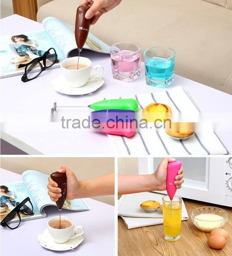 Mini Electric Whisk Beater Milk Shake Egg Coffee Cappuccino Mixer Bubble Stirrer