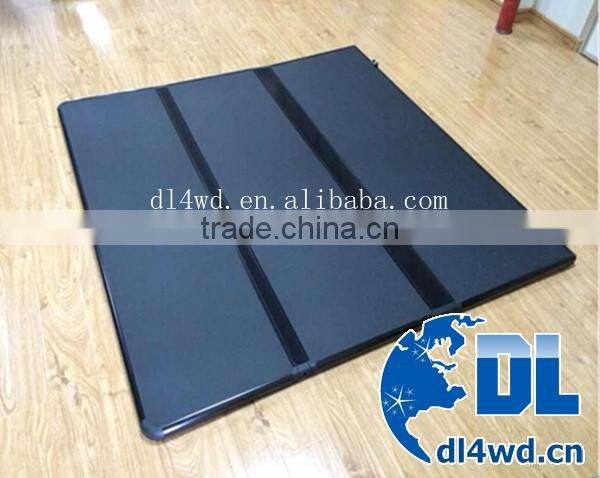 Soft tri fold tonneau cover for Hilux,ranger,D-amx,BT50,Navara