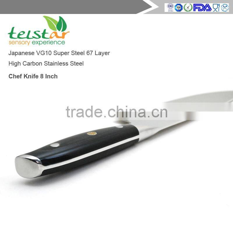 Japanese 8 "Damascus steel 67 VG10 chef knife