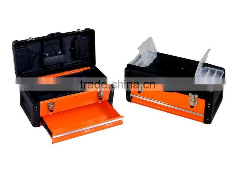 49.7X25.3X23cm Metal Tool Box With Drawer