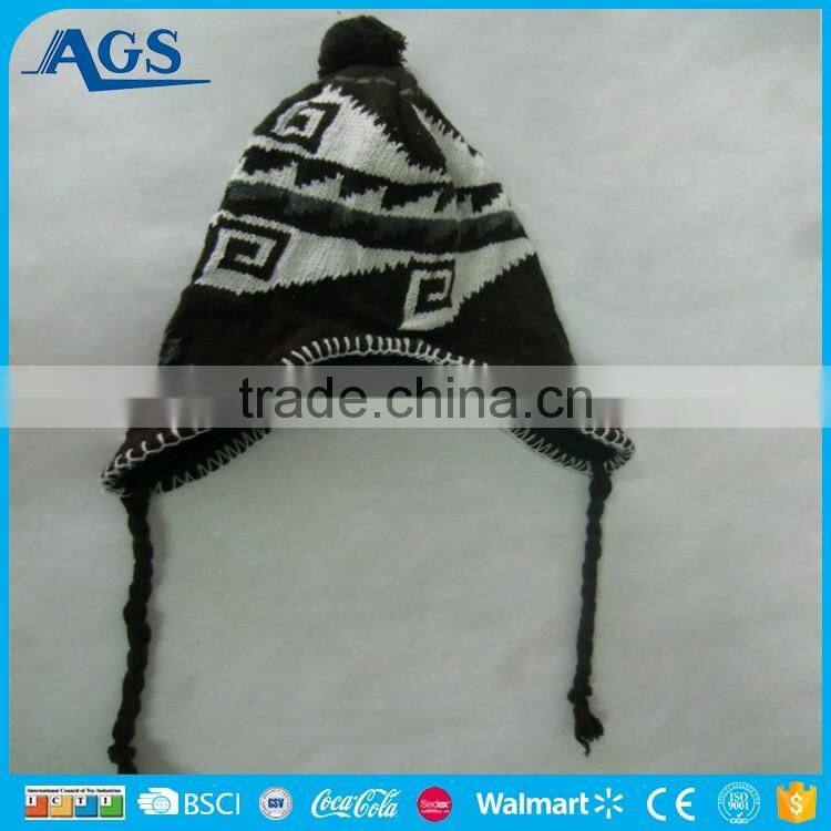 striped knitted high quality beanies winter hats