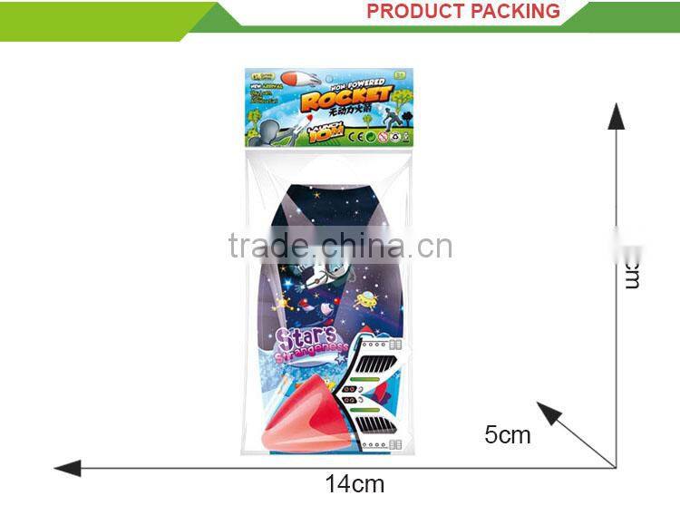 Best sale air pump plasric rocket toy for kids