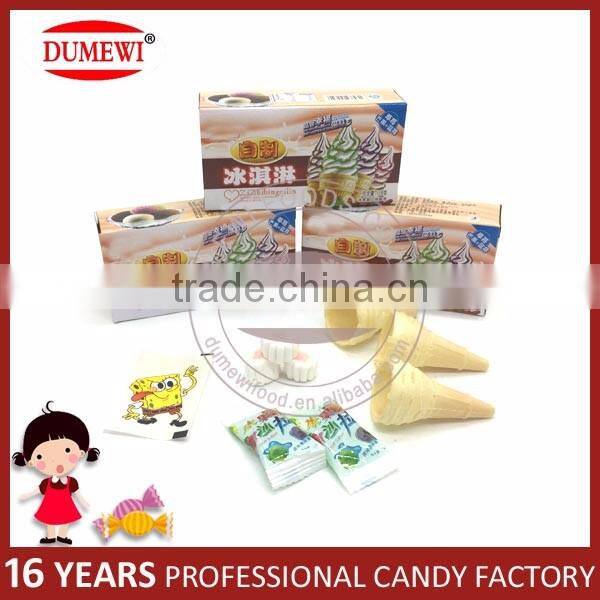 DIY Ice Cream Marshmallow with Jam and Tattoo