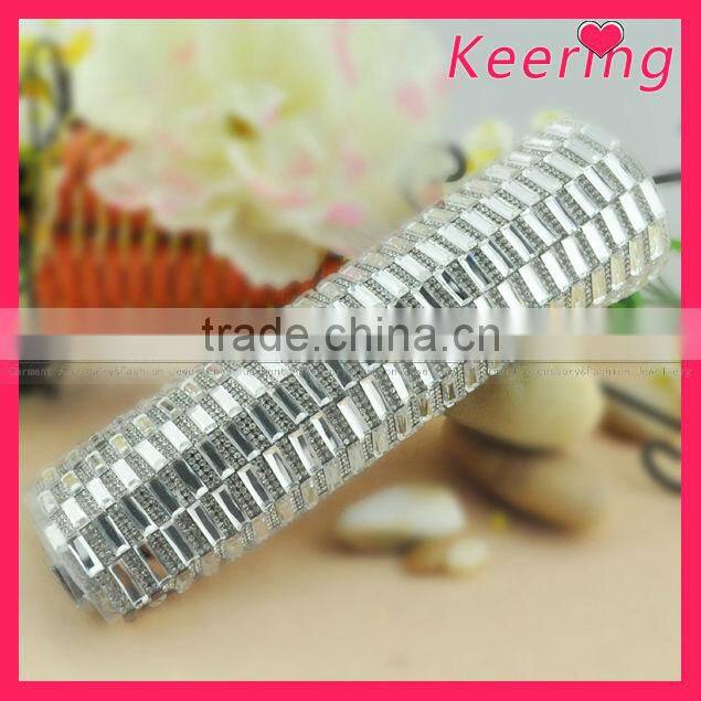 Clear AB Hot Fix Diamante Rhinestone Mesh WRT-004