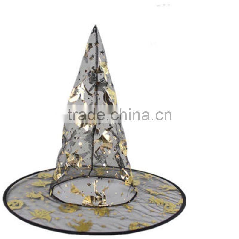 Hallowmas Cuspidal Witch Hat With Printed