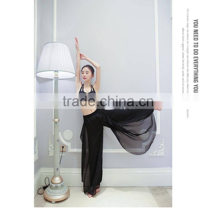 Comfy chiffon gothic harem pants for yoga