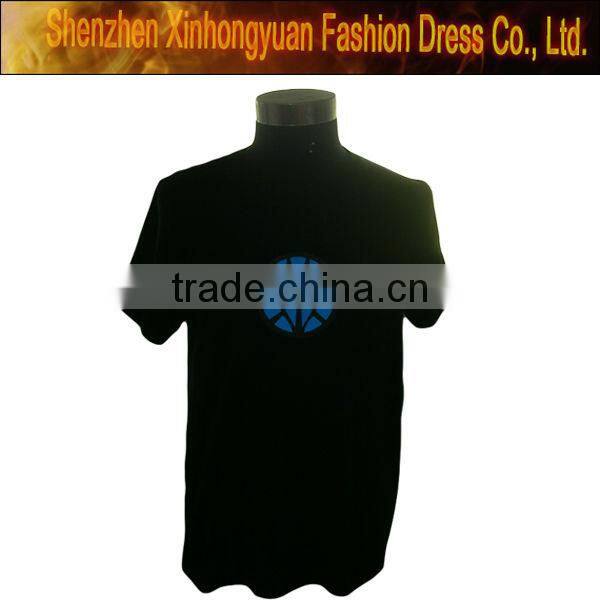 fashion custom led flashing t shirts Europe and America