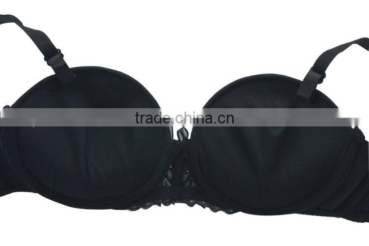 New! Laide lace plunge demi bra/push-up bra