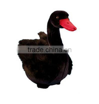 Cuddly kids stuffed white soft toys swan animal plush toy