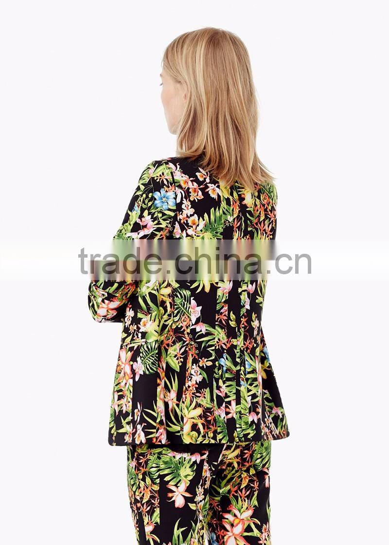 slim fit ladies beaded tweed blazer jacket designs