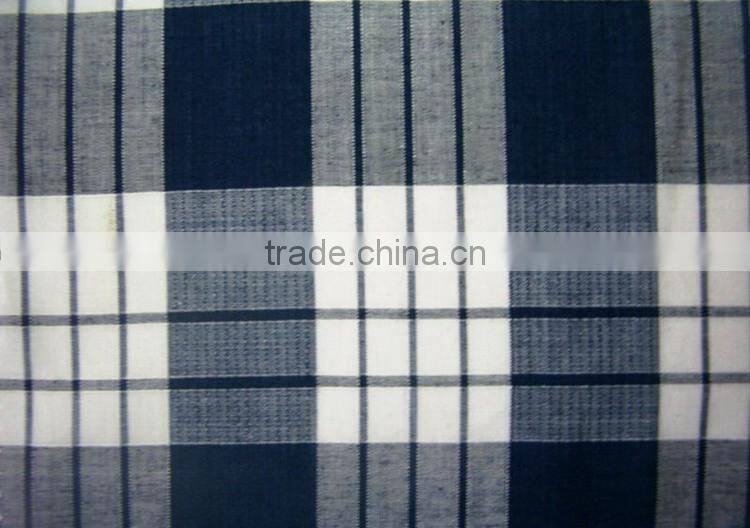 100 cotton yarn dyed woven fabric China supplier low price