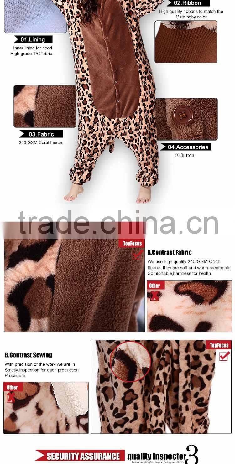 Teens Onesie Mascot Cosplay Jumpsuit Costume Animal Pajamas