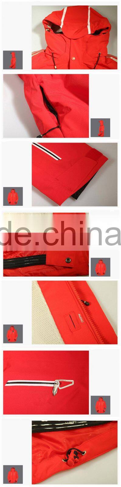 100%Polyester softshell jacket windbreaker waterproof ski jacket