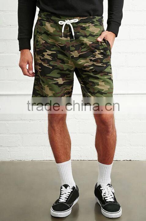 latest design gym camo shorts fitness sweat shorts man wholesale