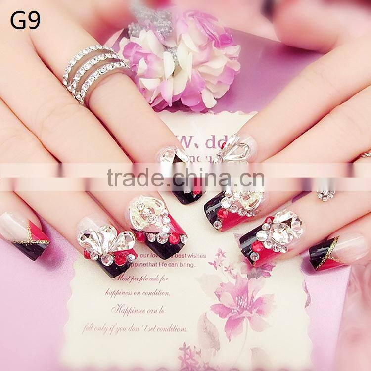 2017 Manicure Artificial Full Nails Art Finished Nails