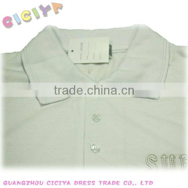 Boy round neck school white t-shirt