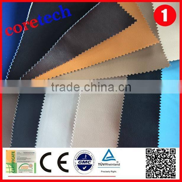 Hot sale cheap customized 100% pu leather fabric manufacturers