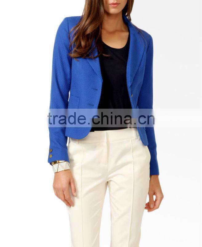 Essential Jacquard Lady Woven Blazer