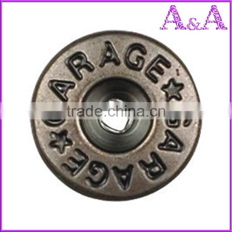 Supply top quality BRASS JEANS BUTTONS jeans buttons 18L-40L