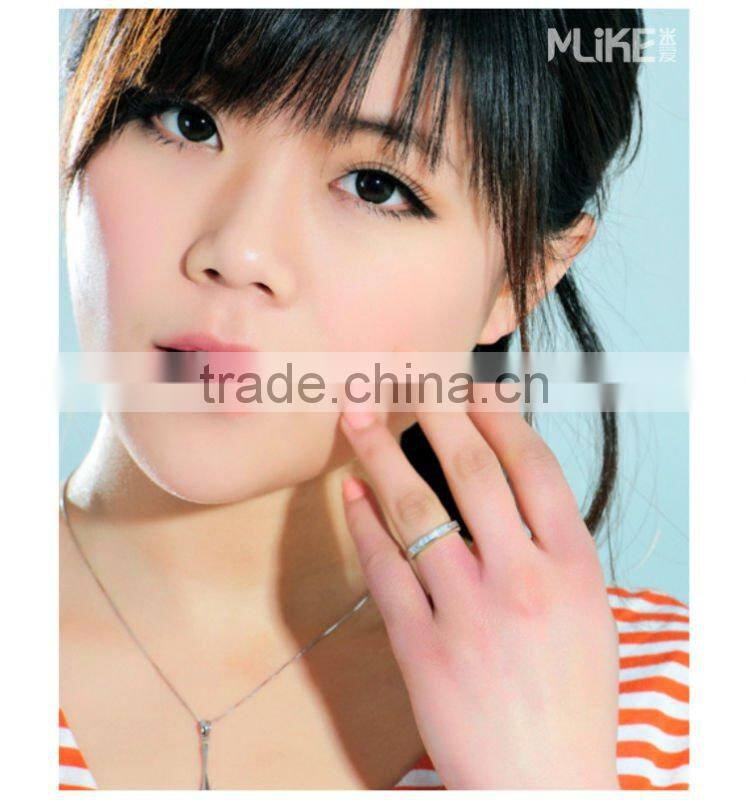 Crystal 925 Sterling silver ring M4003
