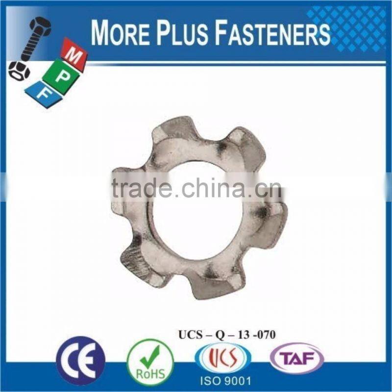 Made in Taiwan Stainless Steel External Tooth Lock Washer