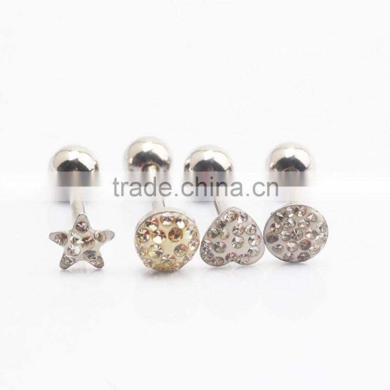 Custom Logo High quality 316L Stainless Steel Fake Spikes Flesh Ear Plugs Piercing Jewelry