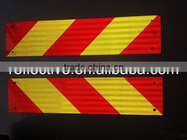Heavy Vehicle Rear Reflective Marking Board Reflective Sign Board