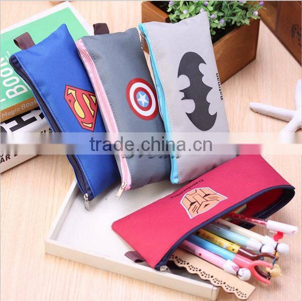 (Hot) Super Heros Pencil box for kids, Captain America Pencil box for student, cartoon pencil box wholesale price